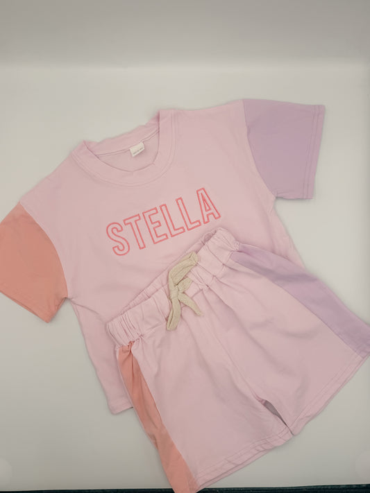 Colorblock set - Pink