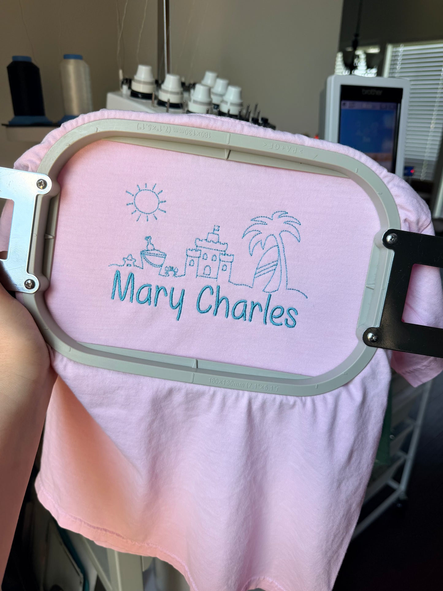 Girls beach tee